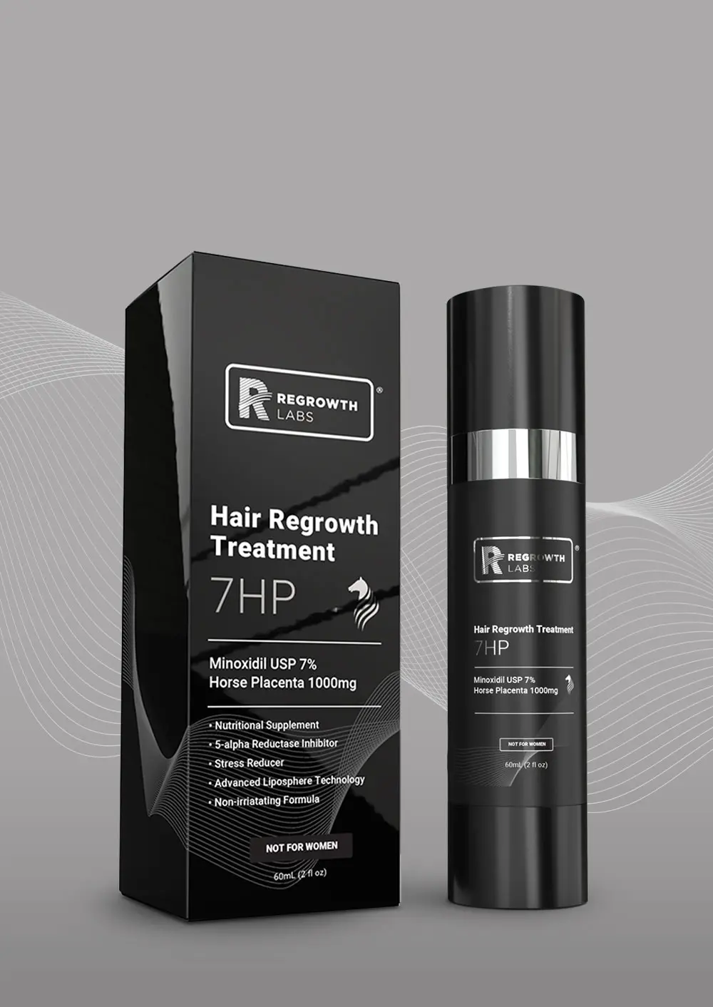 7HP Hair Regrowth Treatment | Minoxidil 7% + Dutasteride 0.1% + Horse Placenta 1,000mg 2 7HP Hair Regrowth Treatment | Minoxidil 7% + Dutasteride 0.1% + Horse Placenta 1,000mg