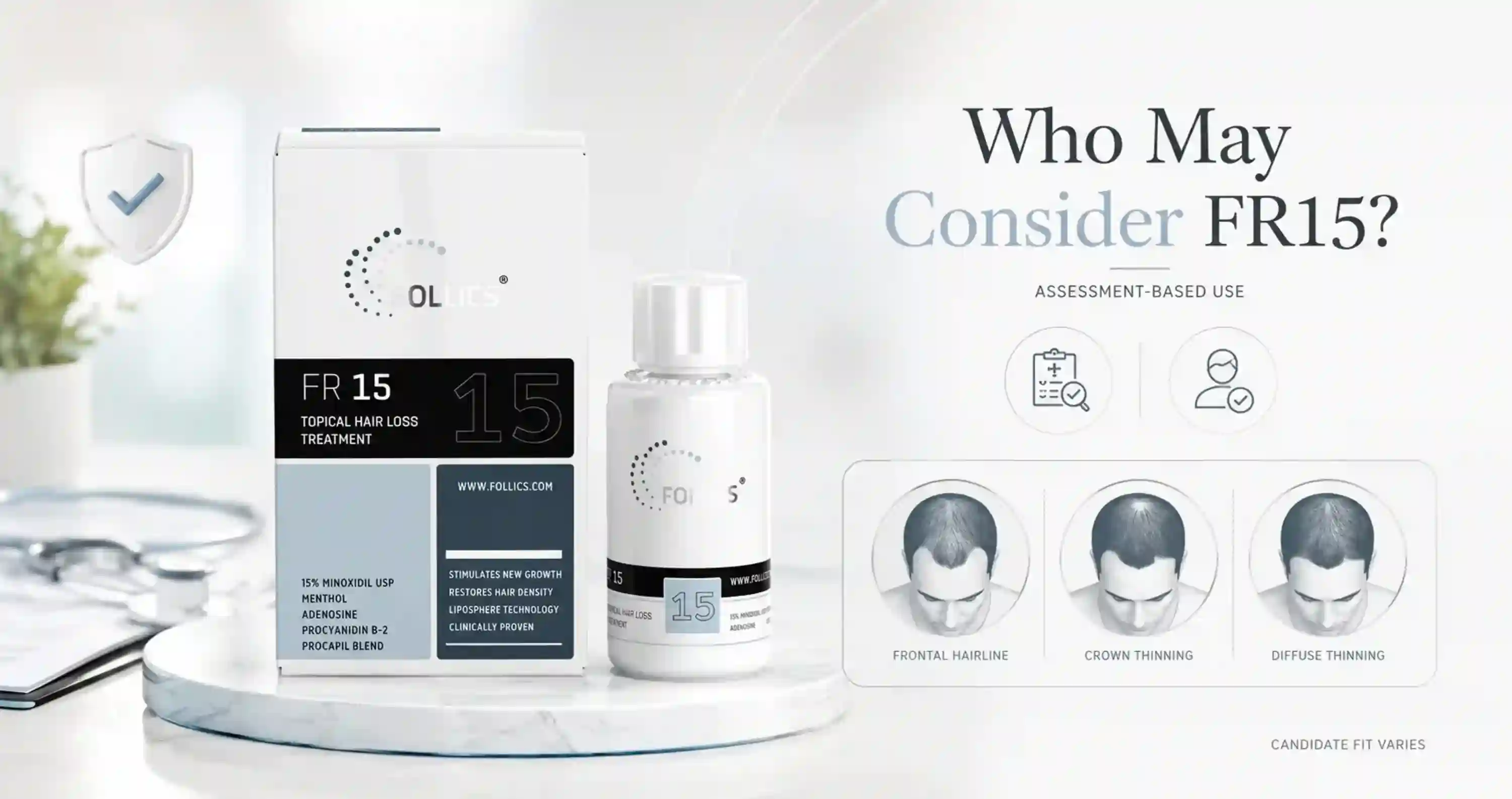 15 Percent Minoxidil Without Finasteride UAE: Why Some Buyers Choose FR15 1 15 percent minoxidil without finasteride UAE