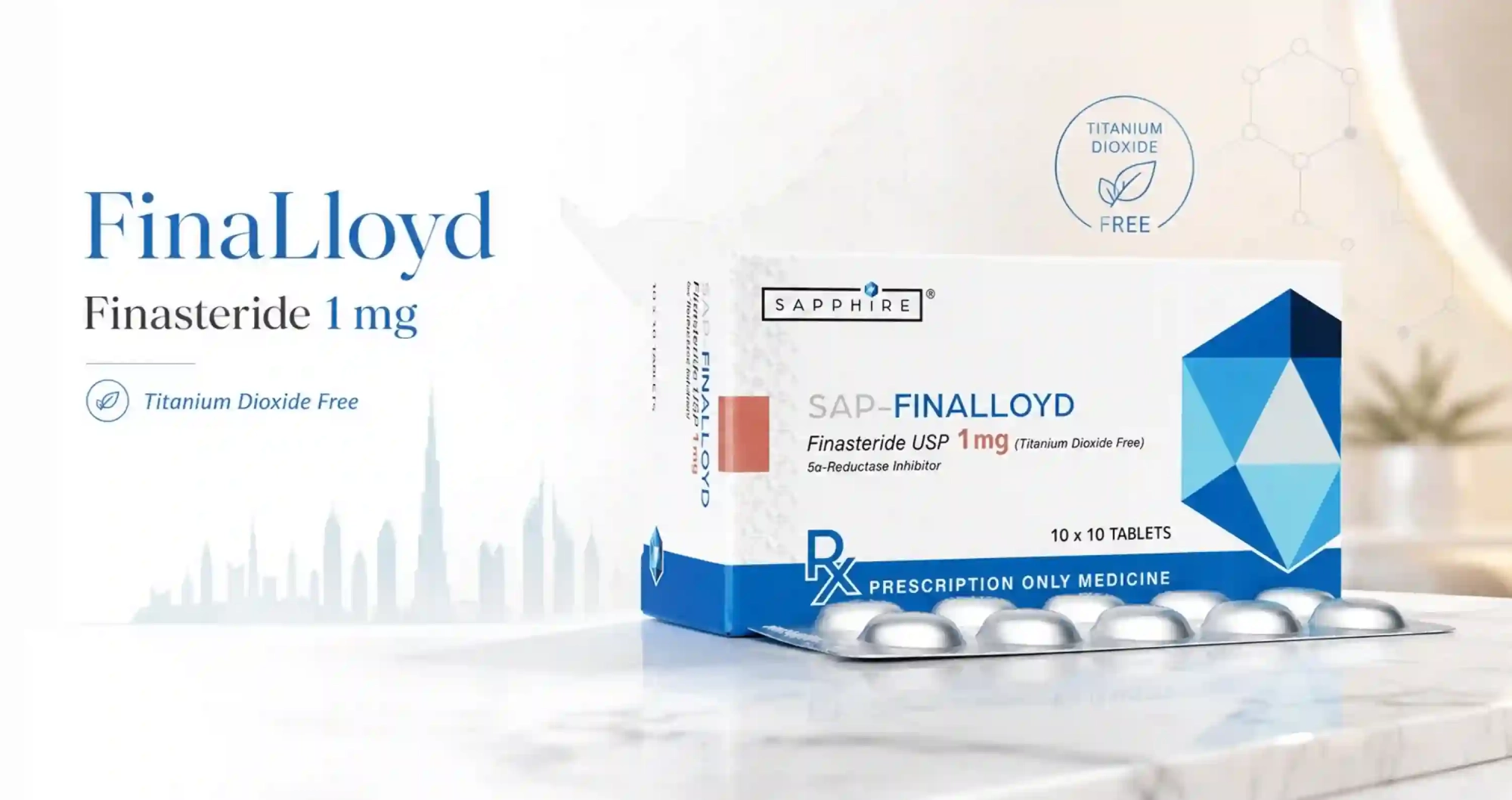 titanium dioxide free finasteride 1mg UAE