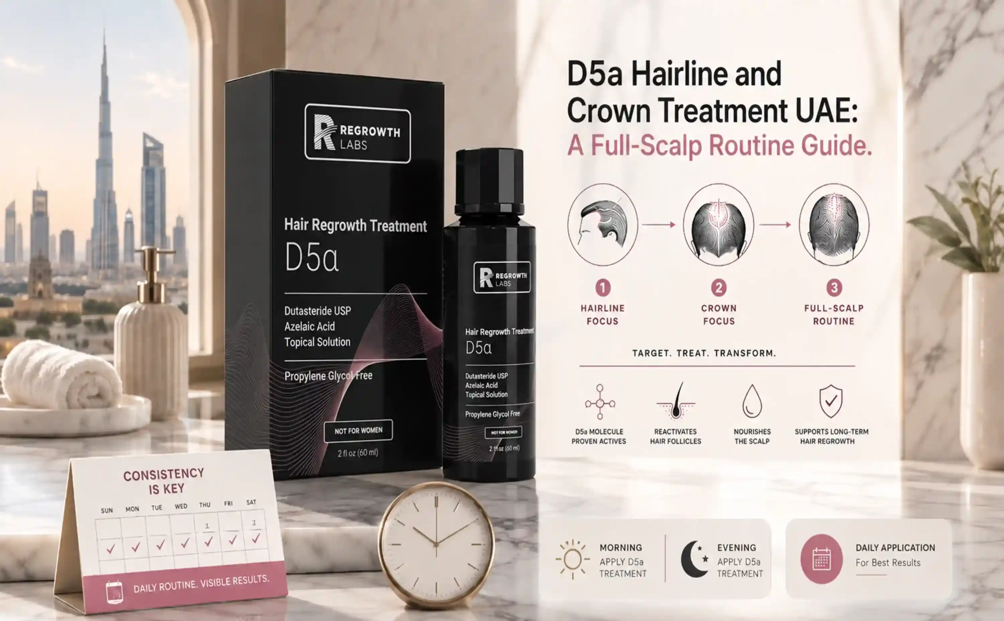 D5a hairline and crown treatment UAE