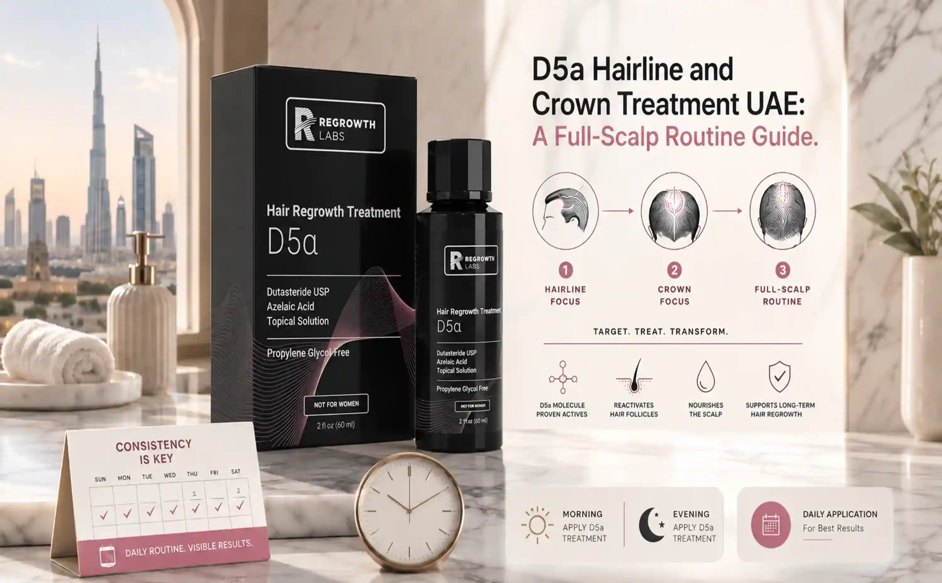 D5a hairline and crown treatment UAE