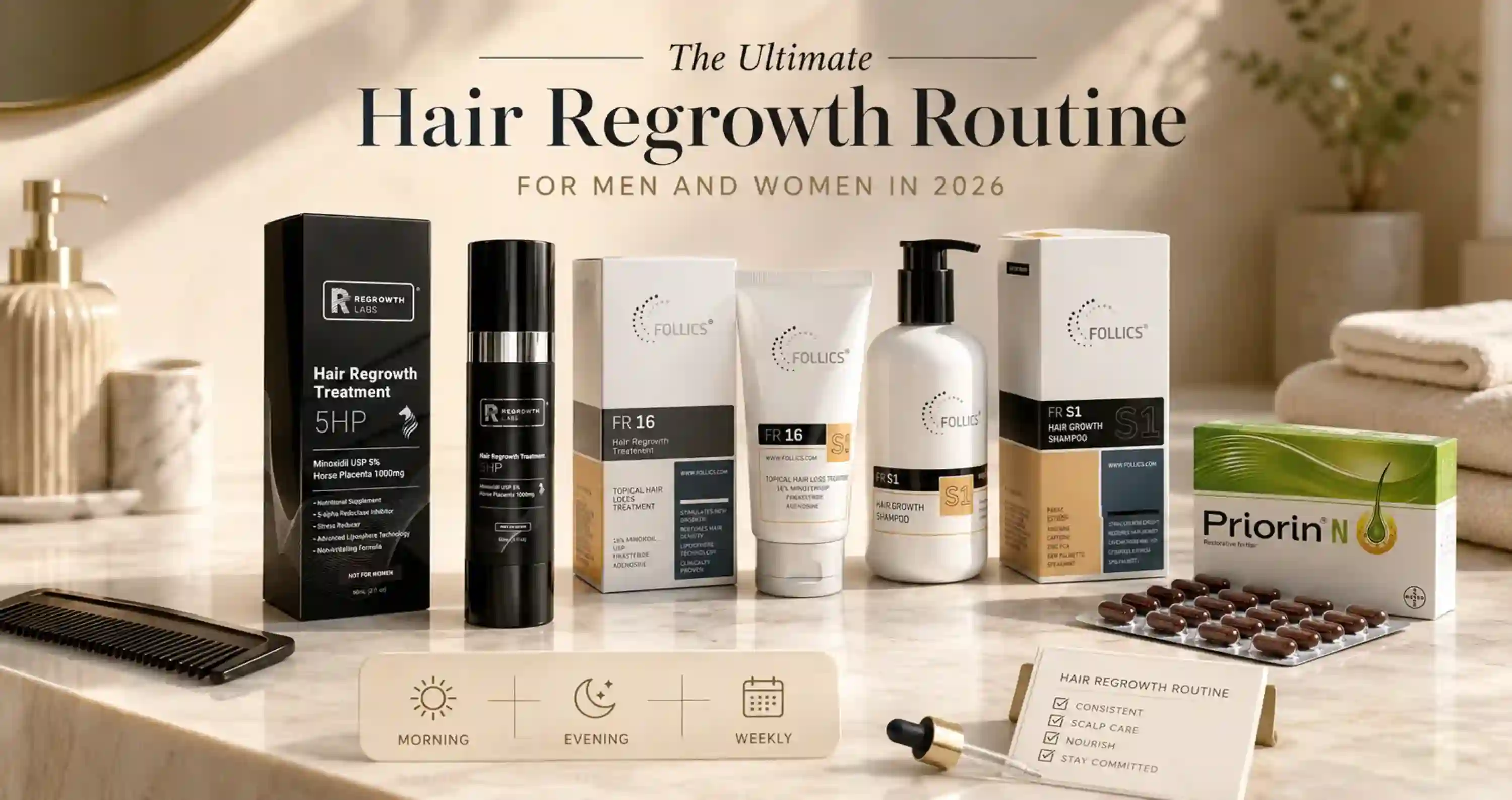 hair regrowth routine