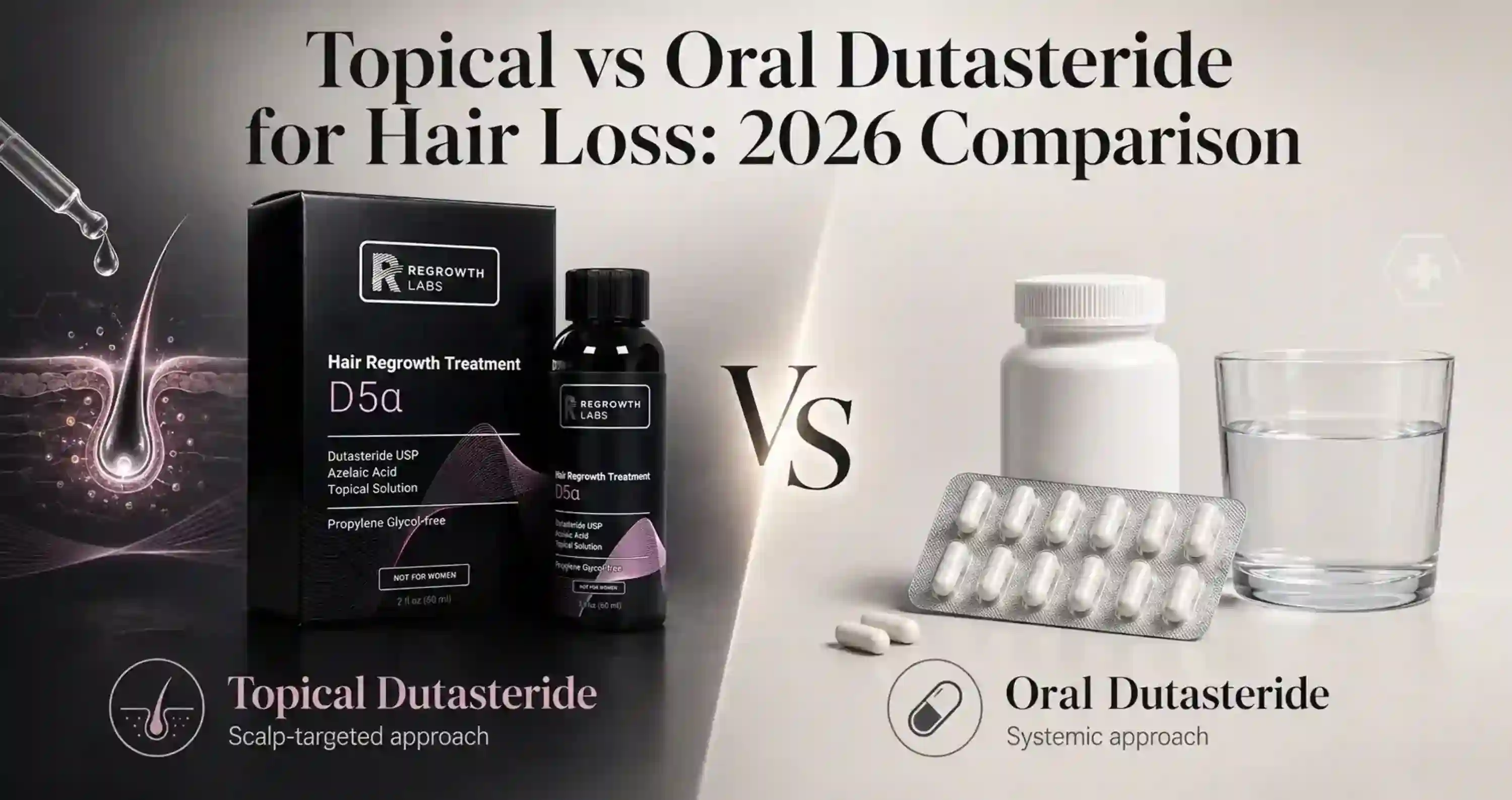 topical vs oral dutasteride