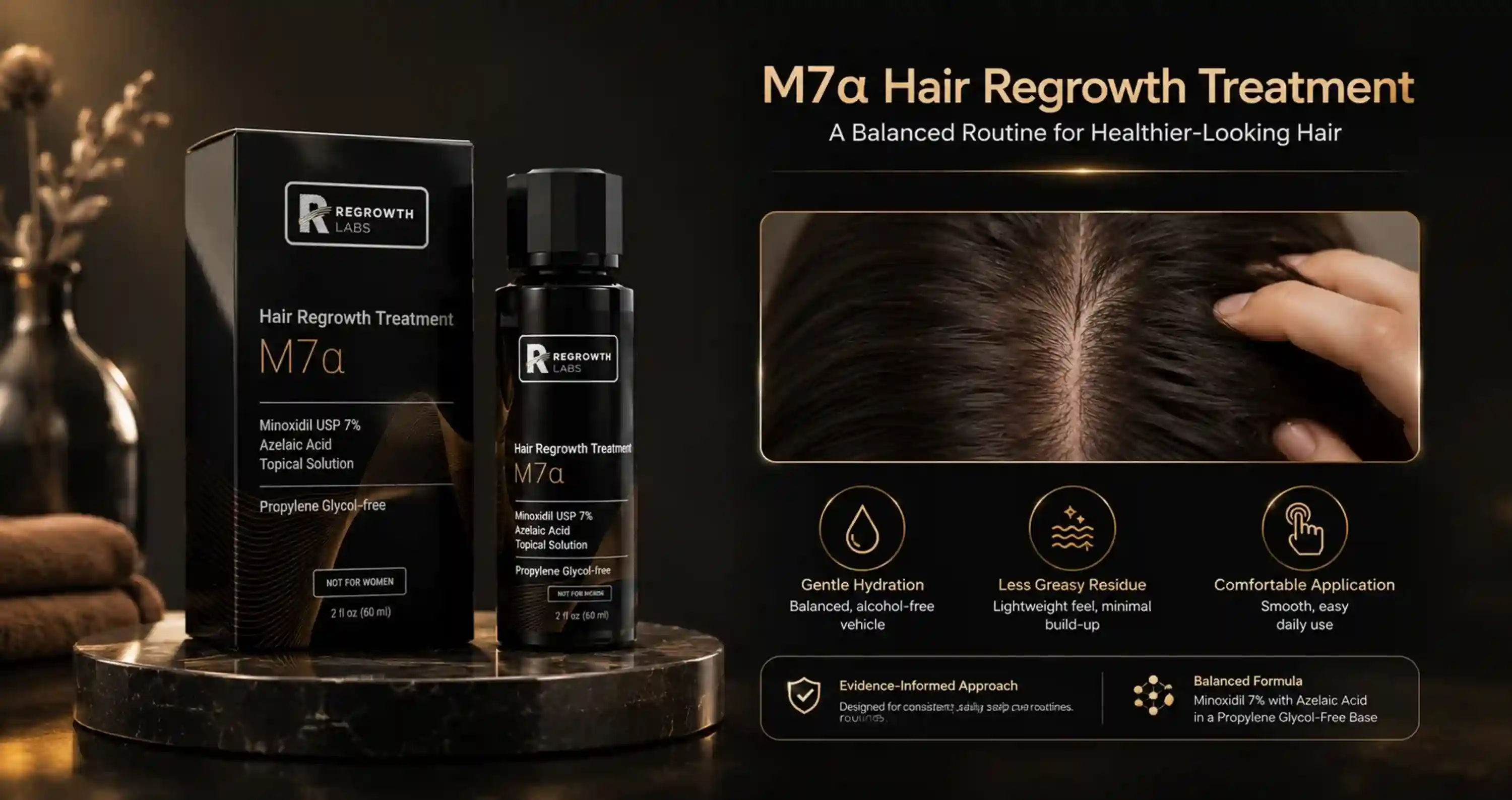 M7a alcohol-free minoxidil 7% UAE