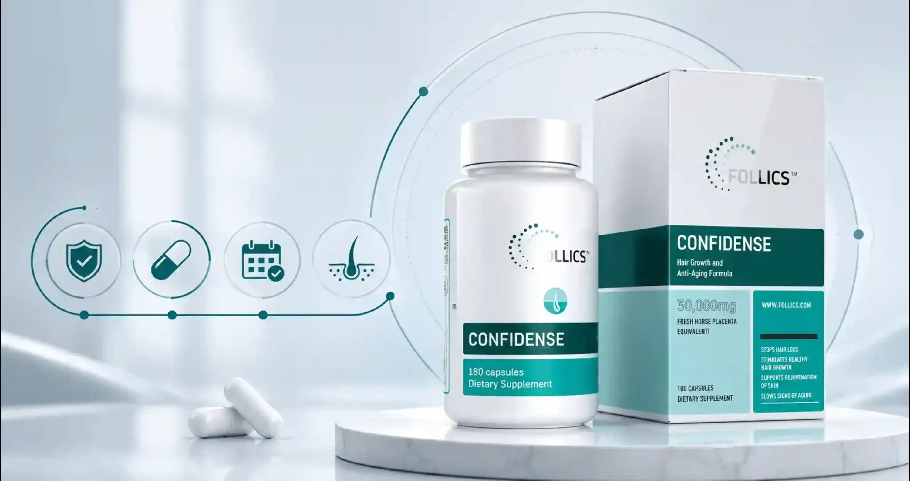 Follics Confidense Dosage Explained: How to Read the Daily Capsule Instructions Correctly 1 Follics Confidense dosage explained