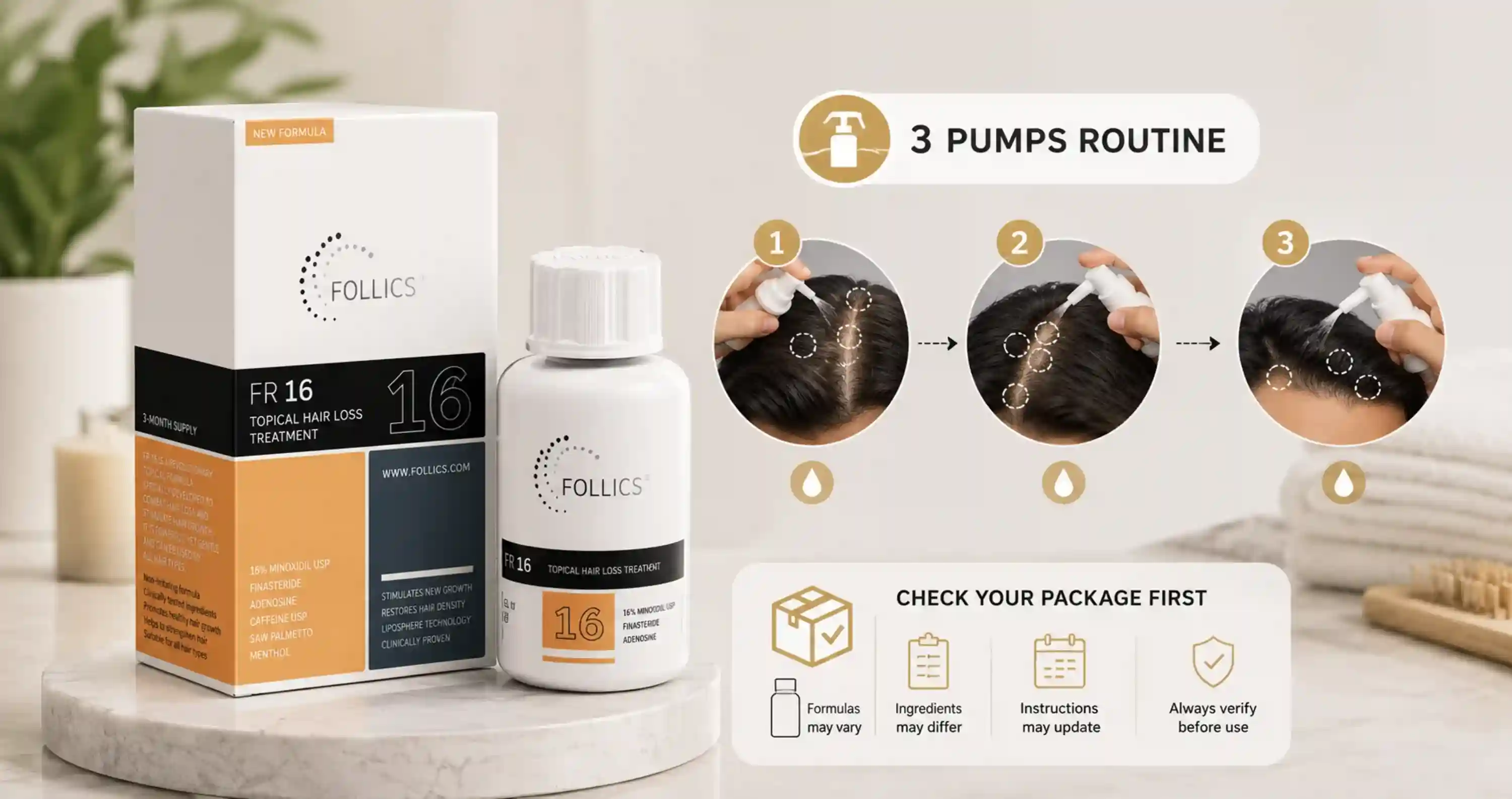FR16 three pump routine