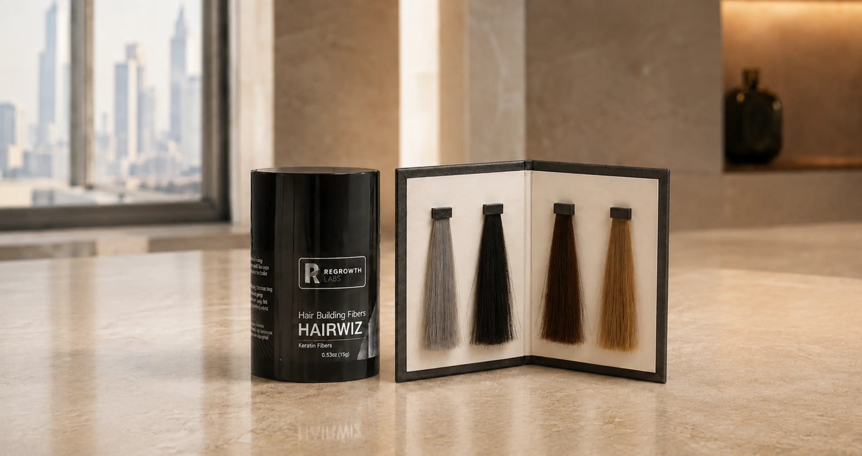 15g hair fiber colour guide