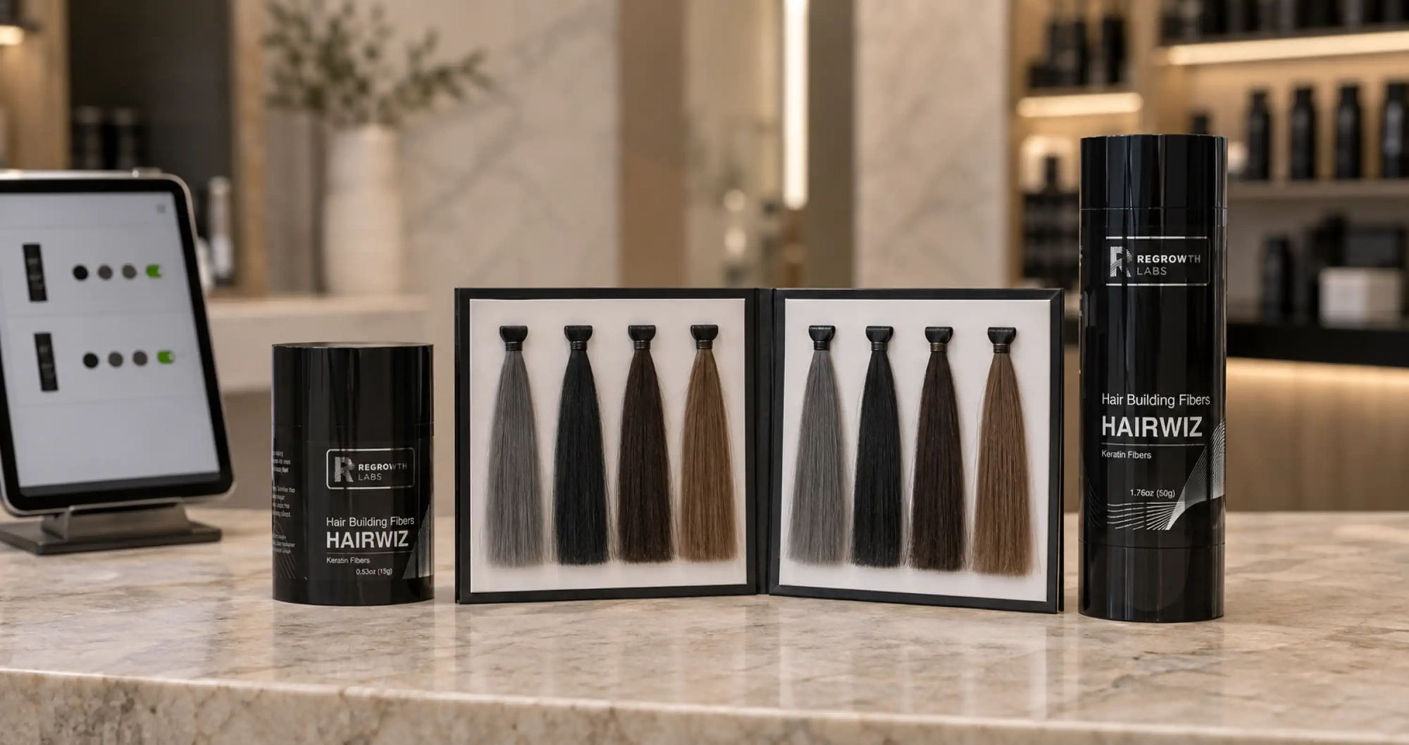 50g vs 15g Hair Fibers: Cost, Convenience and Refill Frequency 1 50g vs 15g hair fibers