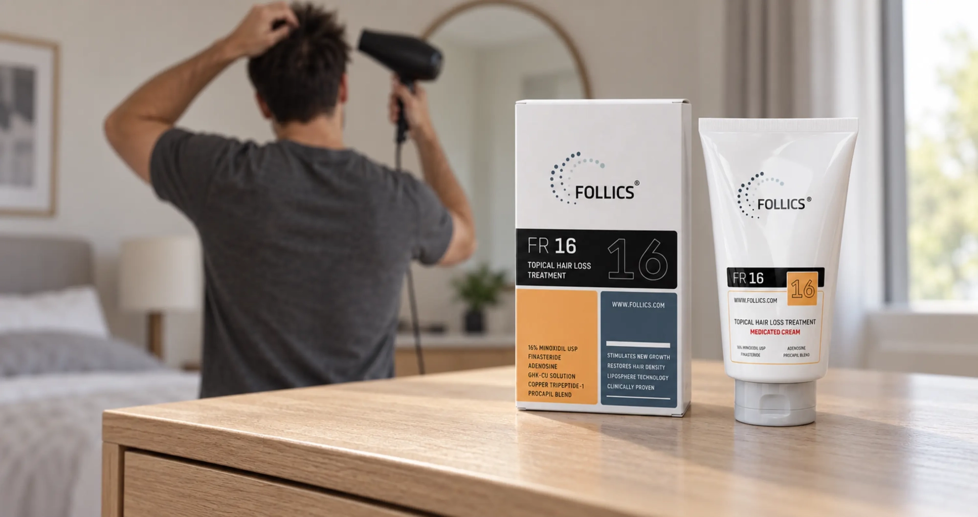 16 Percent Minoxidil Finasteride Cream UAE: How FR16 Combines Both Actives 1 16 percent minoxidil finasteride cream UAE