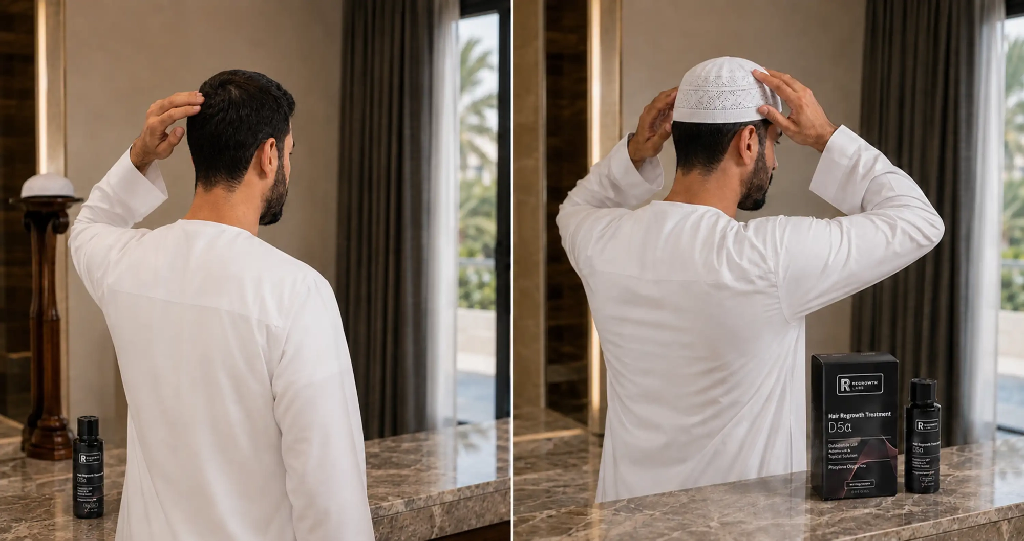 D5a Daily Scalp Routine UAE: How to Plan Applications Around Work, Gym and Showers 1 D5a daily scalp routine UAE