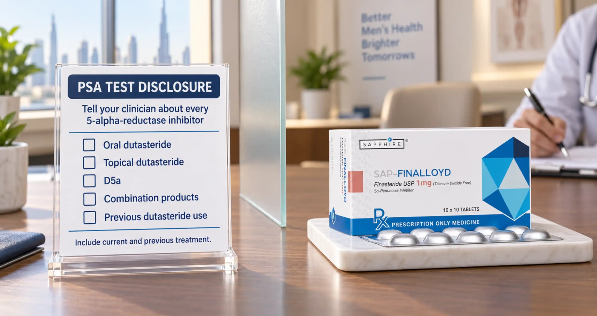 Finasteride PSA Test UAE: Why FinaLloyd Users Must Disclose Treatment 1 finasteride PSA test UAE