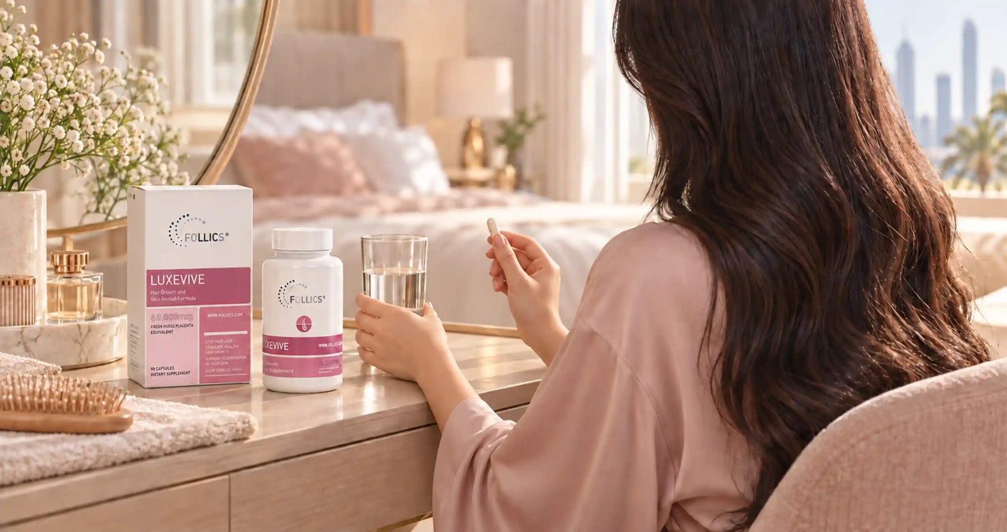 Luxevive hair and skin supplement